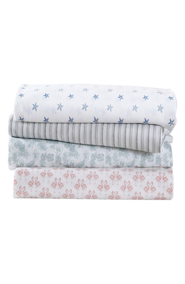 Tommy Bahama Starfish Treasure 4-Piece Sheet Set, Alternate, color, Ocean