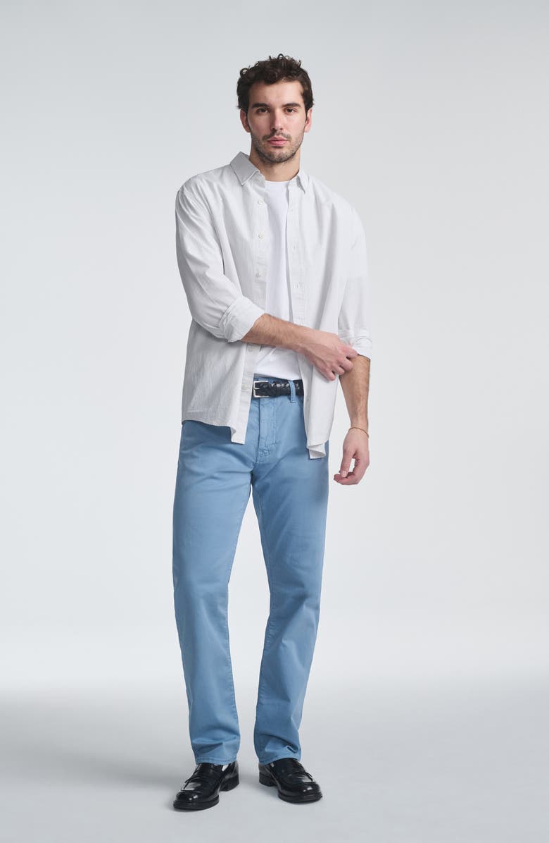Mavi Jeans Zach Straight Leg Twill Pants, Alternate, color, Riviera Twill