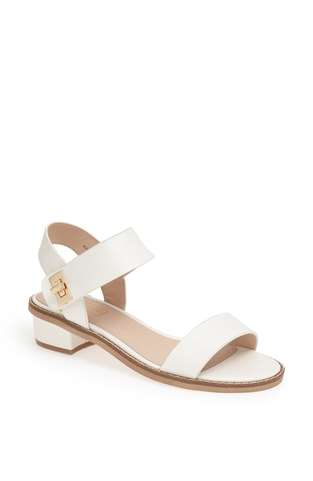 'Heartbreaker' Sandal, Main, color, WHITE