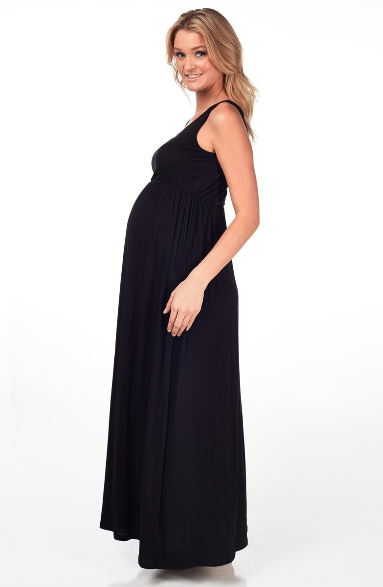 PinkBlush Sleeveless Maxi Maternity Dress, Alternate, color,