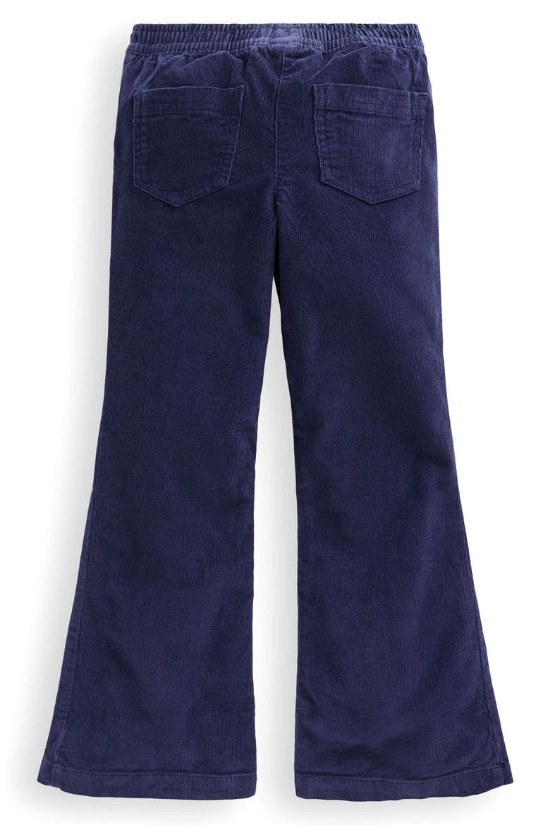 Kids' Flared Stretch Cotton Corduroy Leggings, Alternate, color, COLLEGE NAVY