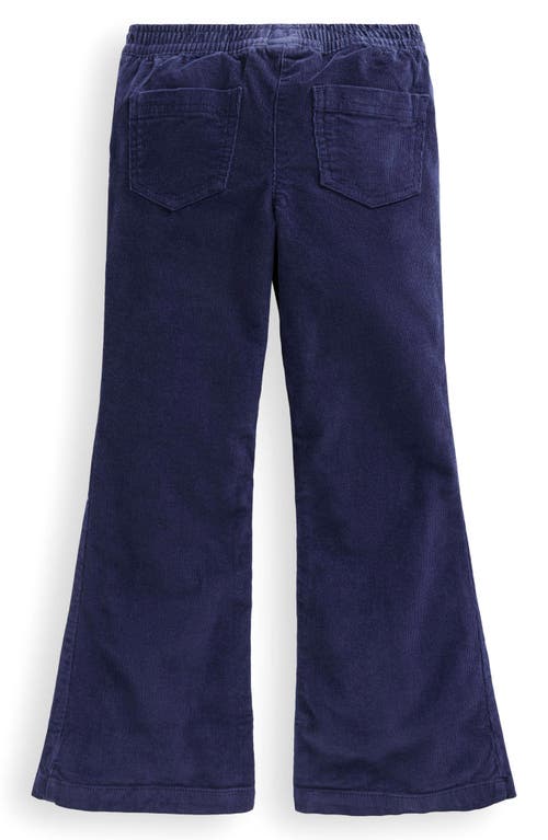 Mini Boden Kids' Flared Stretch Cotton Corduroy Leggings In Blue