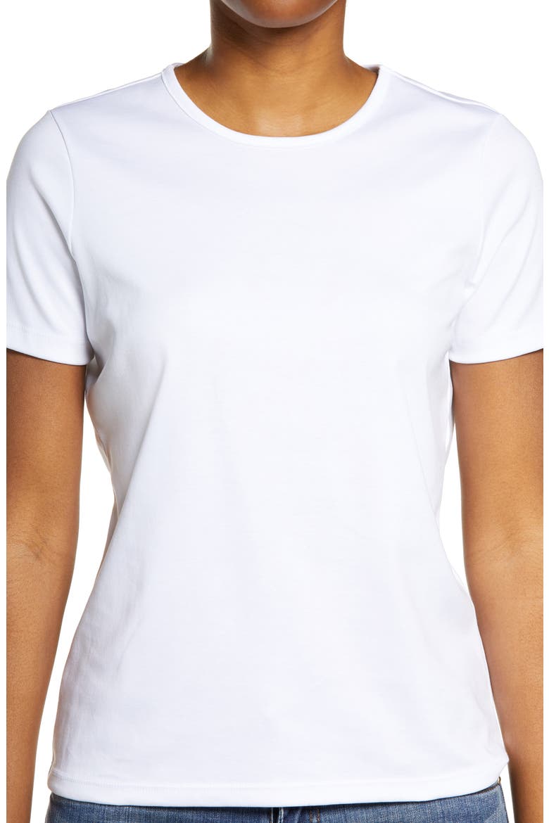 Women's Short Sleeve T-Shirt, Alternate, color, WHITE