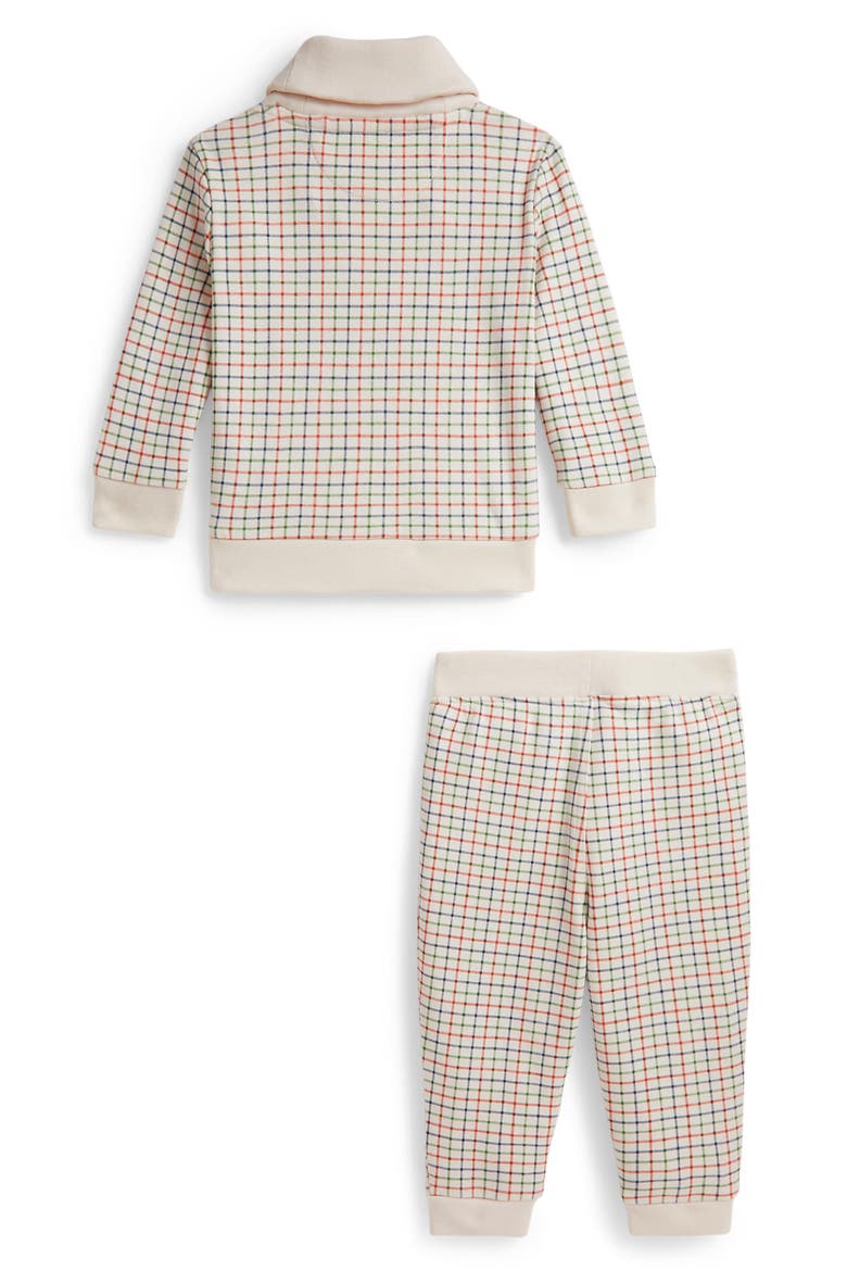 Kids' Tattersall Cotton Pullover & Joggers Set, Alternate, color, HAVENSWOOD TATTERSALL