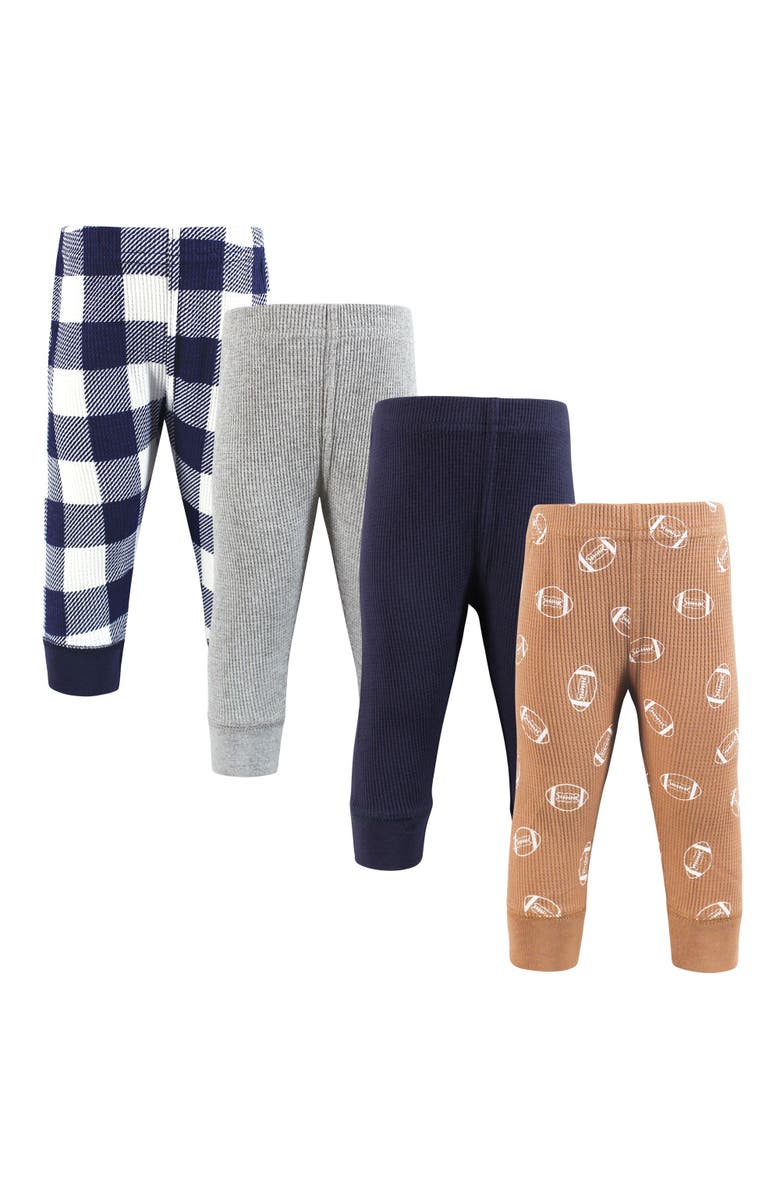Hudson Baby Insulated Slim-Leg Pants 4-Piece Warmth Bundle, Main, color, Football