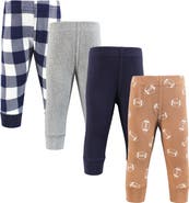 Hudson Baby Thermal Tapered Ankle Pants 4pk