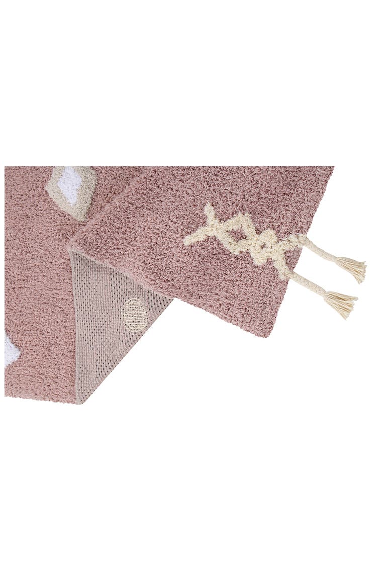 Noah Washable Cotton Blend Tassel Rug, Alternate, color, VINTAGE NUDE