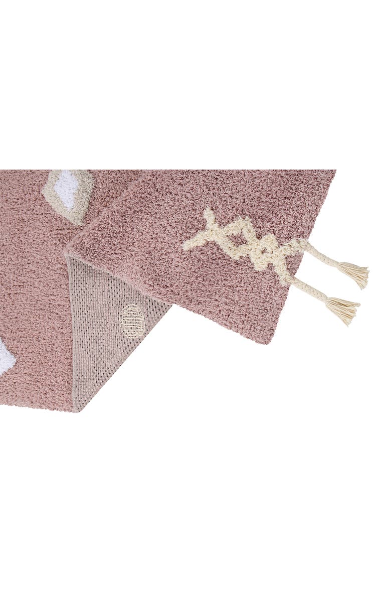 Lorena Canals Noah Washable Cotton Blend Tassel Rug, Alternate, color,