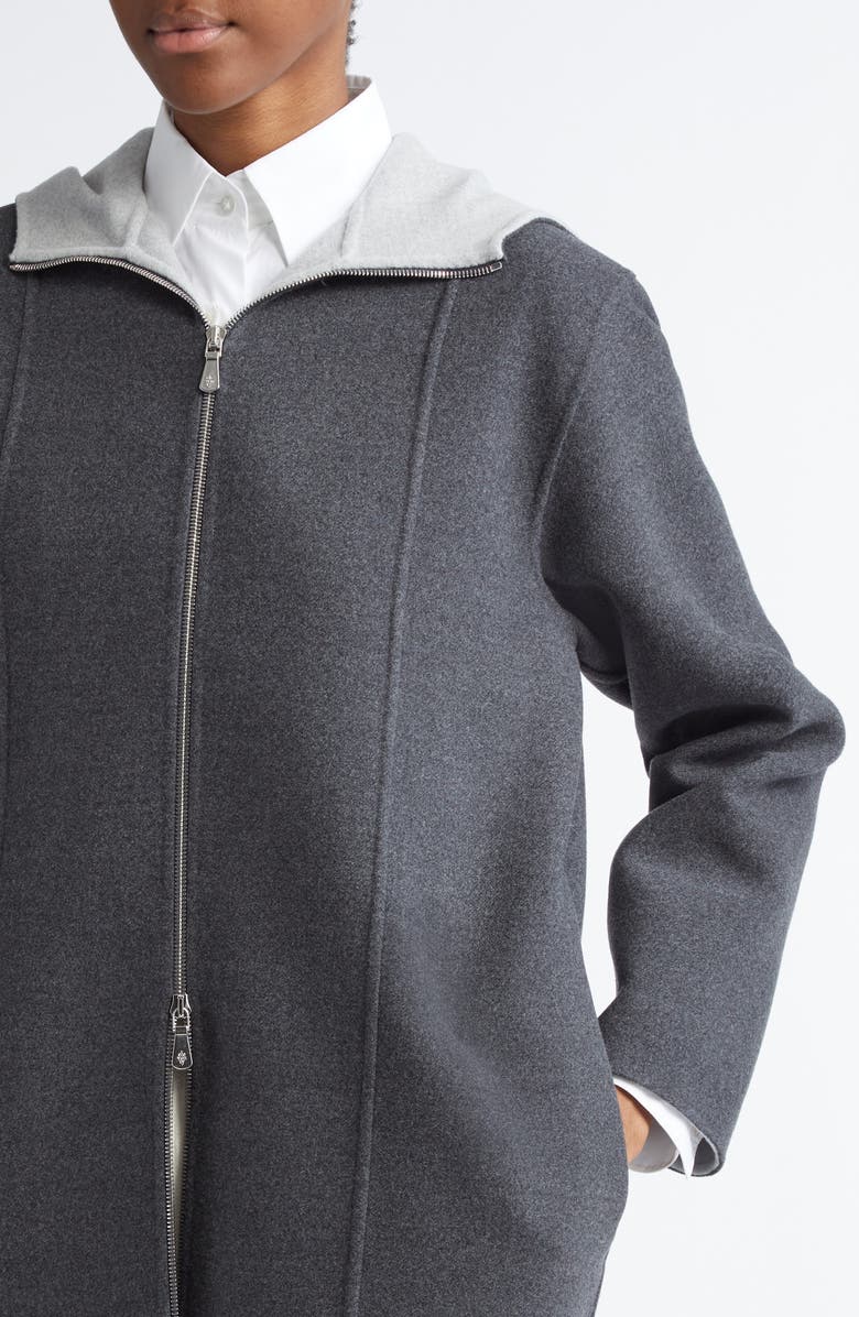 Eleventy Wool Hooded Coat, Alternate, color, 