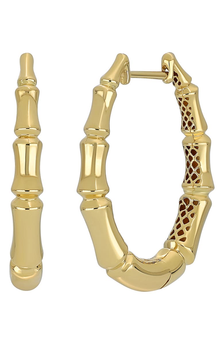 Bony Levy Kiera 14K Gold Scuplted Hoop Earrings, Main, color, 