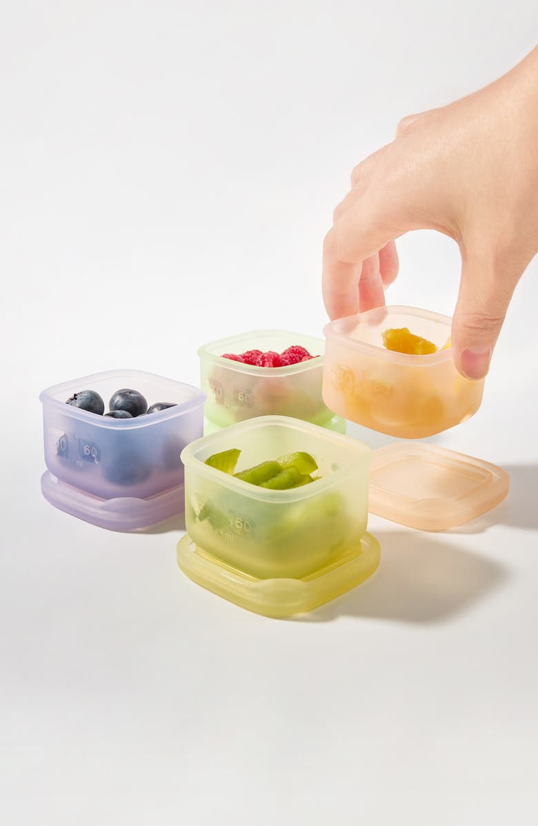Olababy Set of 4 Snack Containers, Alternate, color,