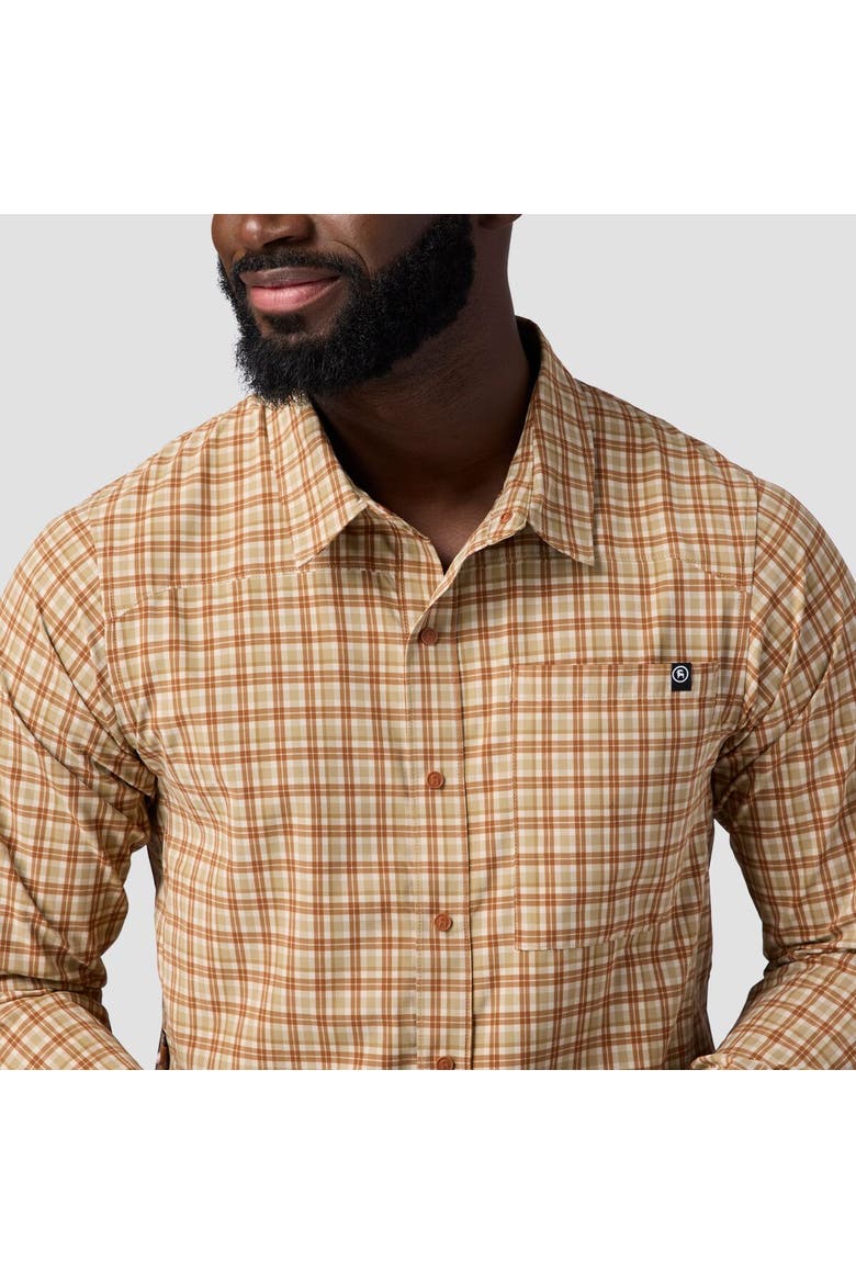 Men's Bga Slickrock Long-sleeve Button-up Jersey, Alternate, color, Starfish Dropout Plaid