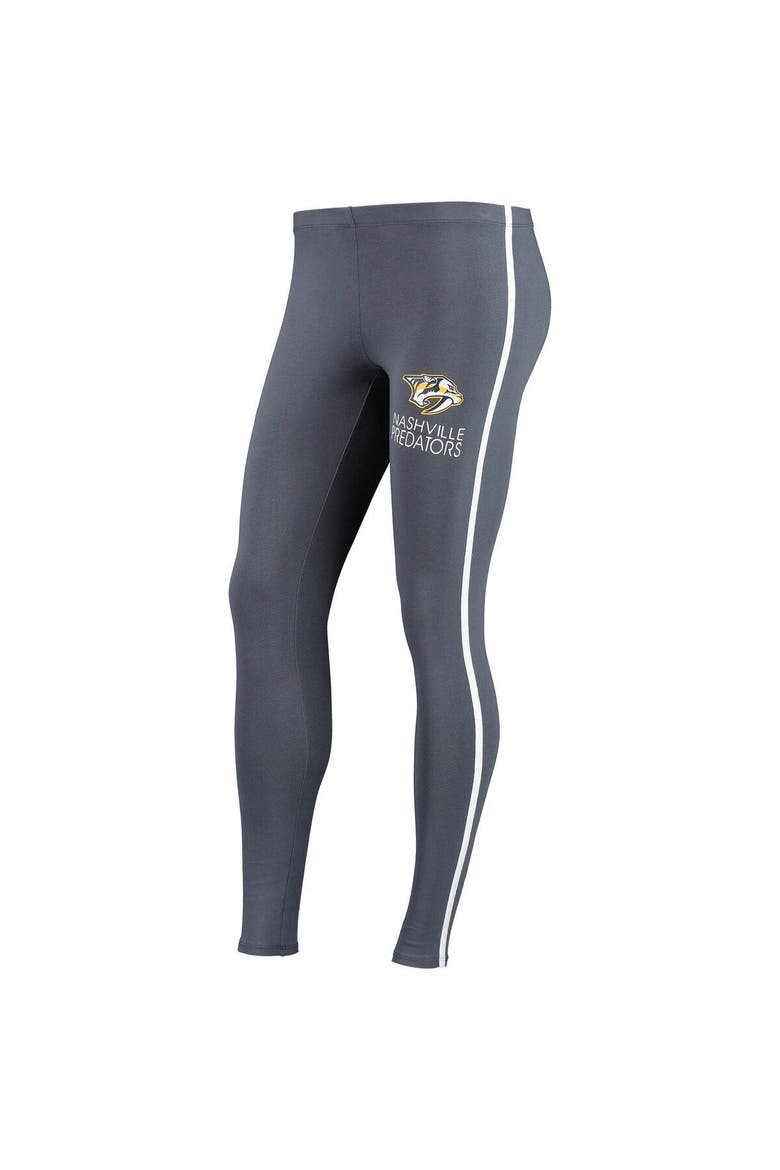 Women's Concepts Sport White/Charcoal Nashville Predators Sonata T-Shirt & Leggings Set, Alternate, color, White