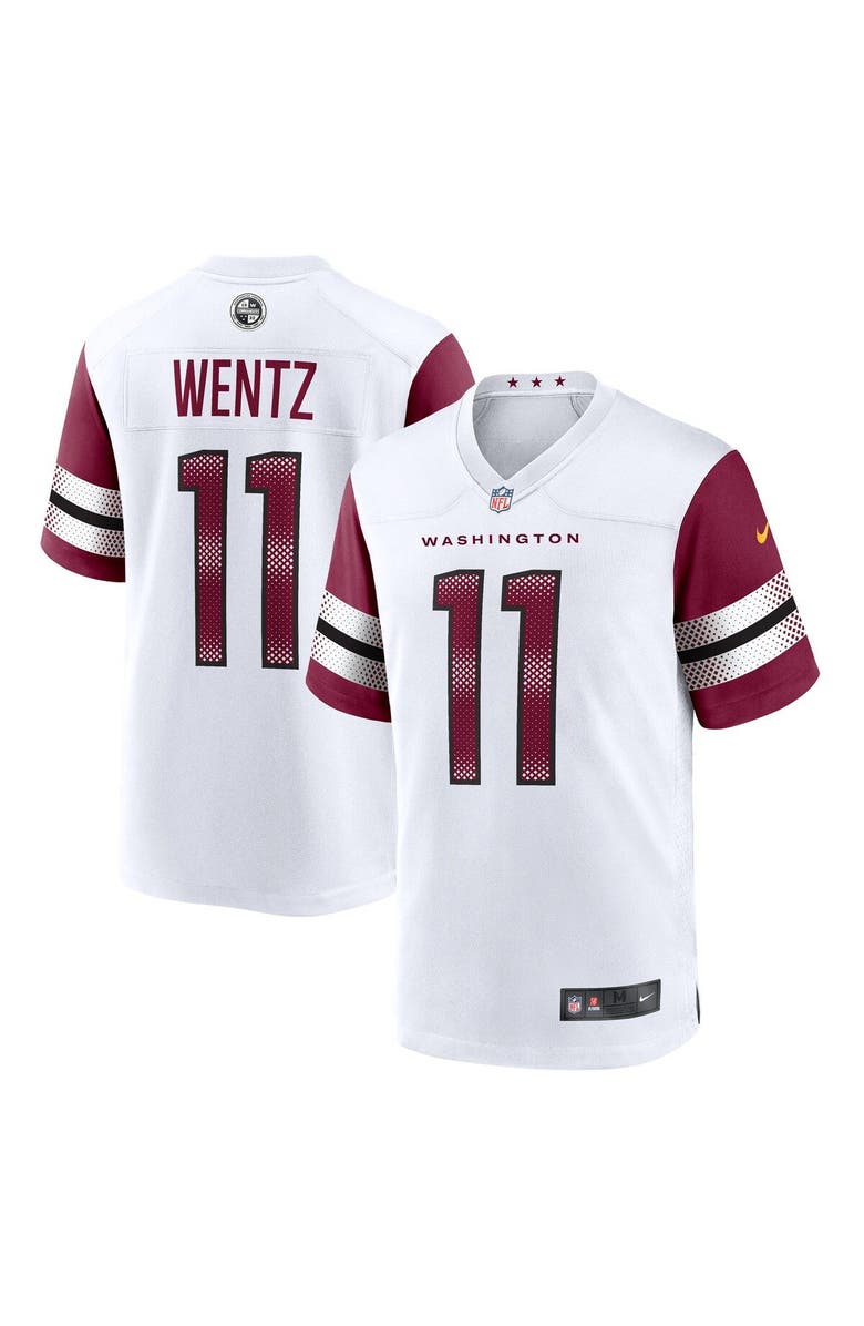 Nike Men's Nike Carson Wentz White Washington Commanders Game Jersey, Main, color, 