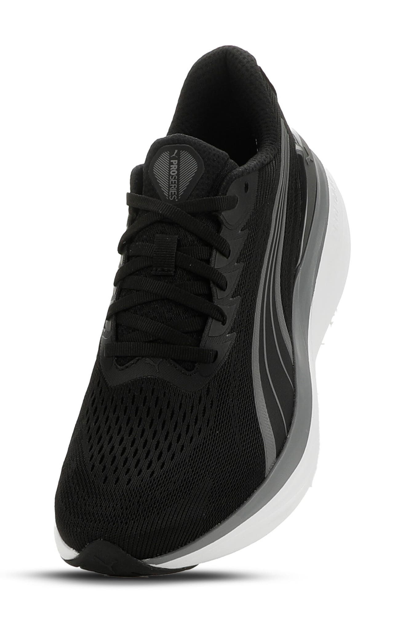 Scend Pro 3 Running Shoe, Alternate, color, PUMA BLACK/ SLATE SKY/ WHITE