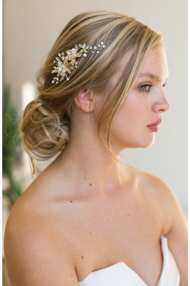 Priscilla Hair Clip (Nordstrom Exclusive), Main, color, GOLD