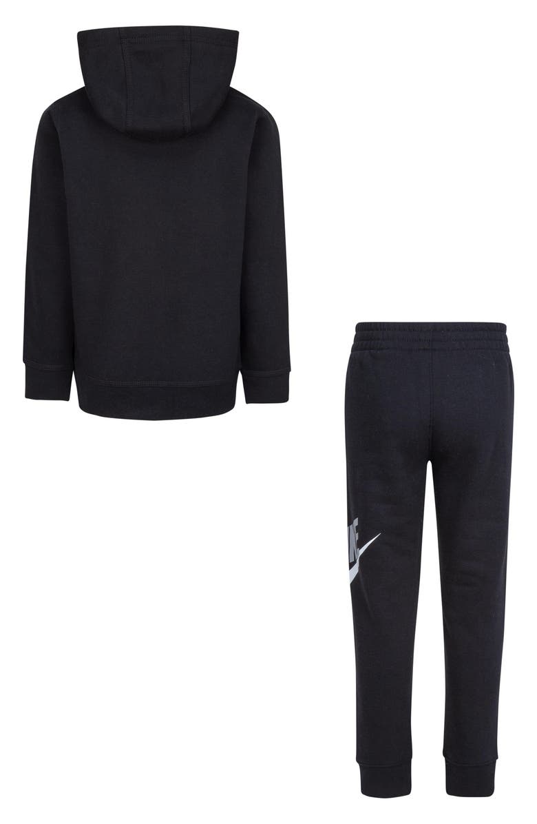 Nike Club Logo Print Pullover Hoodie & Joggers Set, Alternate, color, 