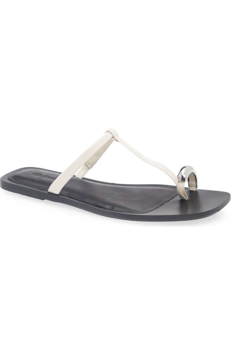 Madewell Toe Loop Sandal, Main, color, Ivory