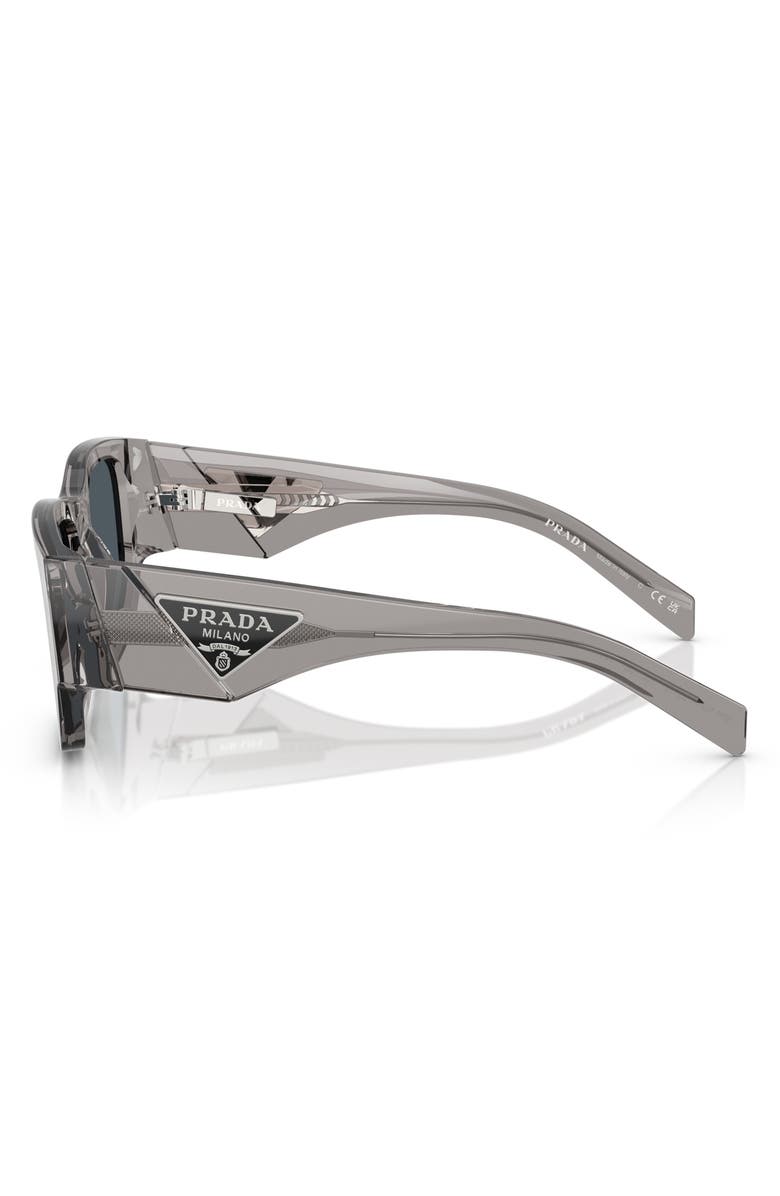 Prada 55mm Square Sunglasses, Alternate, color, Dark Grey