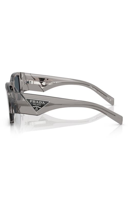 Prada 55mm Square Sunglasses In Dark Grey