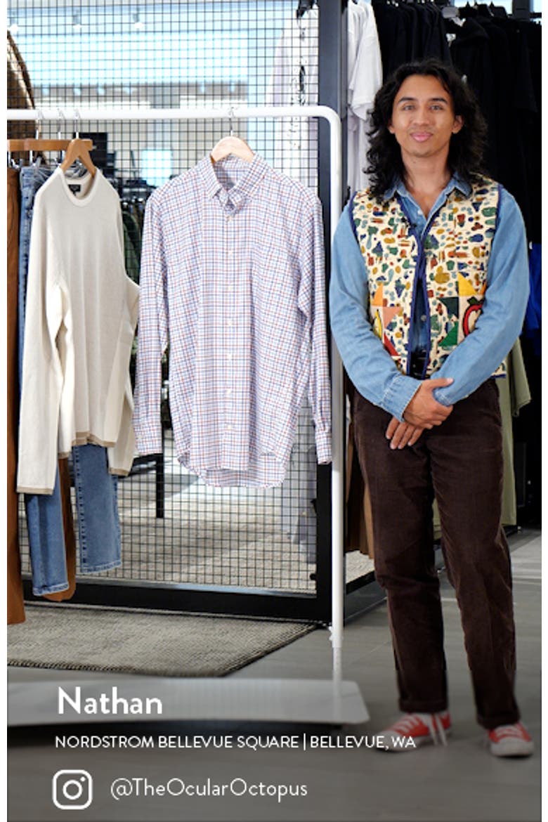 Calgary Crown Lite Check Stretch Button-Down Shirt video
