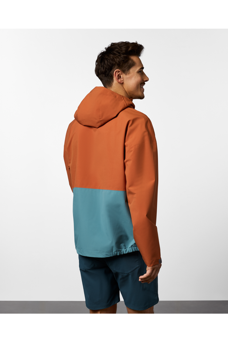 Cielo Rain Jacket - Men's, Alternate, color, Whiskey and Tide Pool