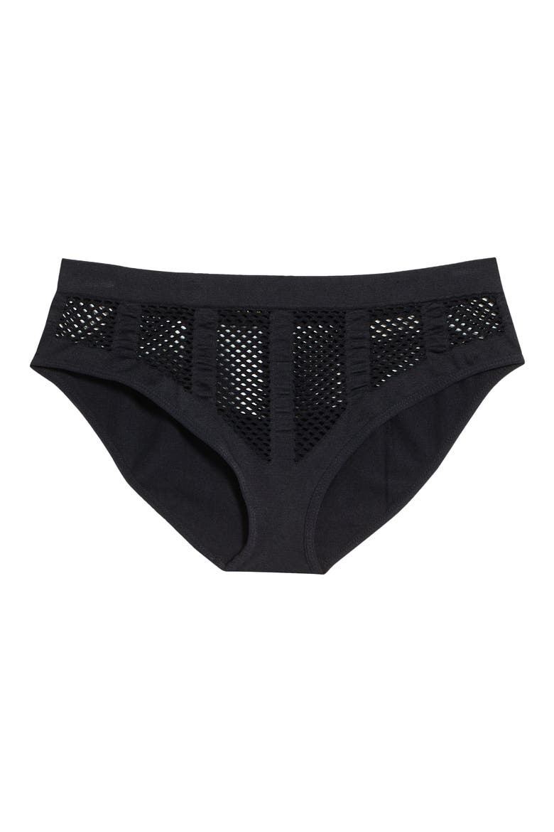 Shadow Play Fishnet Panties, Alternate, color, BLACK