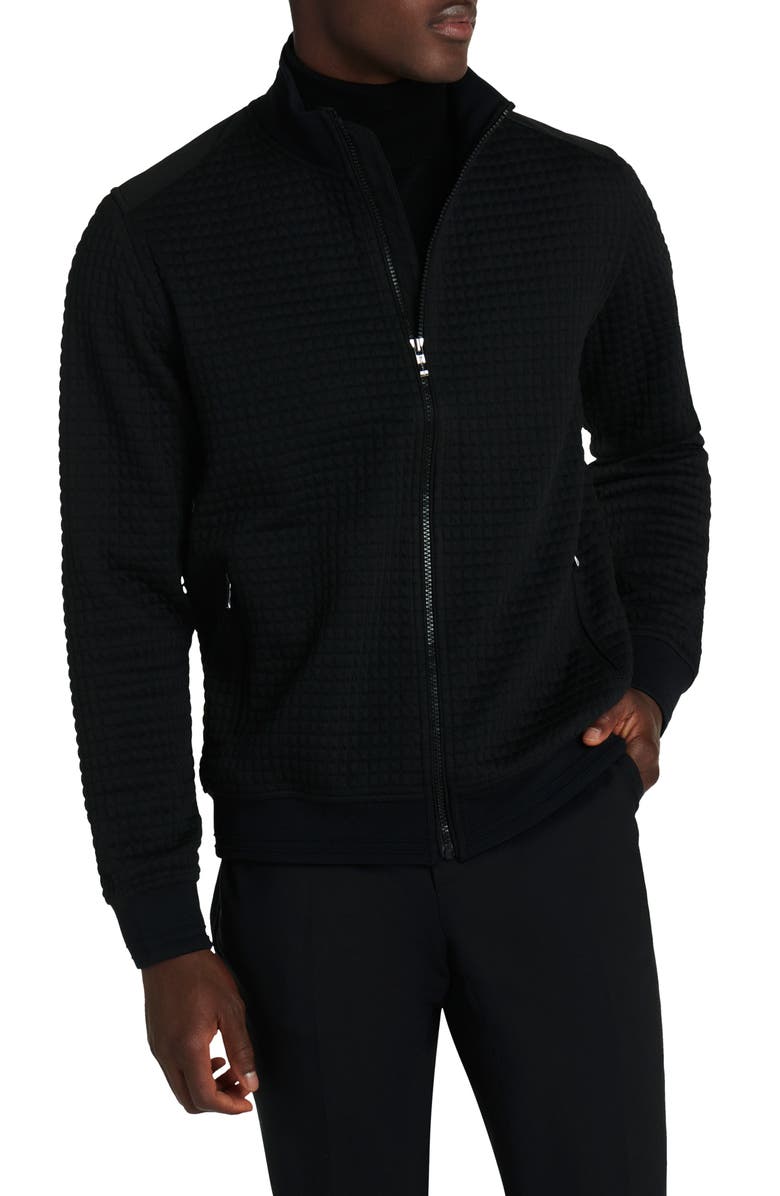 Bugatchi Quarter Zip Pullover, Alternate, color, 