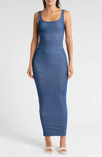 N BY NAKED WARDROBE The Denim Fit Tank Dress