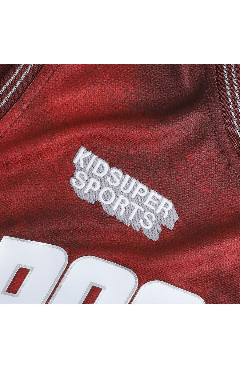 NBA X KIDSUPER Unisex NBA & KidSuper Studios by Fanatics Red Houston Rockets Hometown Jersey, Alternate, color, Red