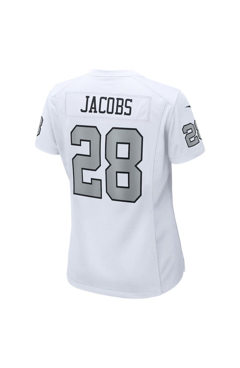 Nike Women's Nike Josh Jacobs White Las Vegas Raiders Alternate Game Player Jersey, Alternate, color, White