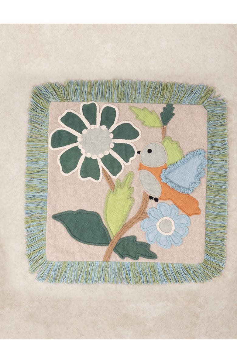 GAURI KOHLI Palermo Throw Pillow Cover, Alternate, color, Green