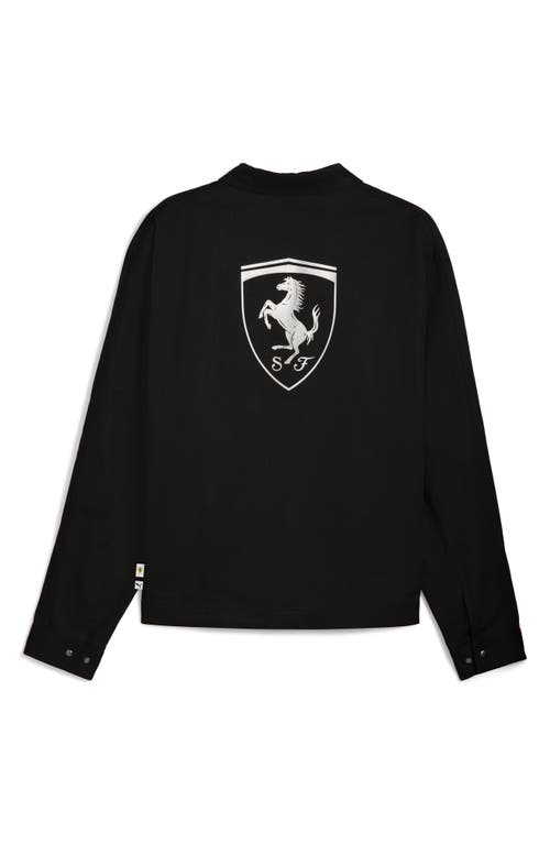 Puma Ferrari Lifestyle Jacket In Black