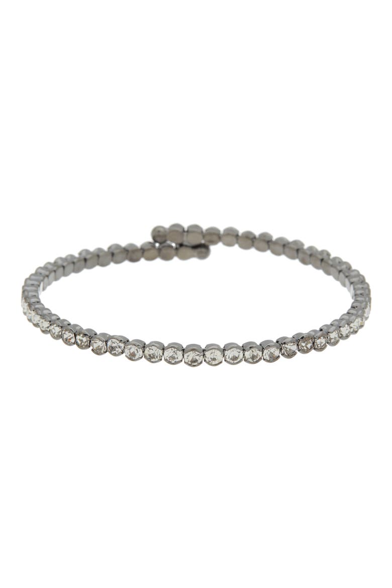 CZ Bangle Bracelet, Alternate, color, BLACK