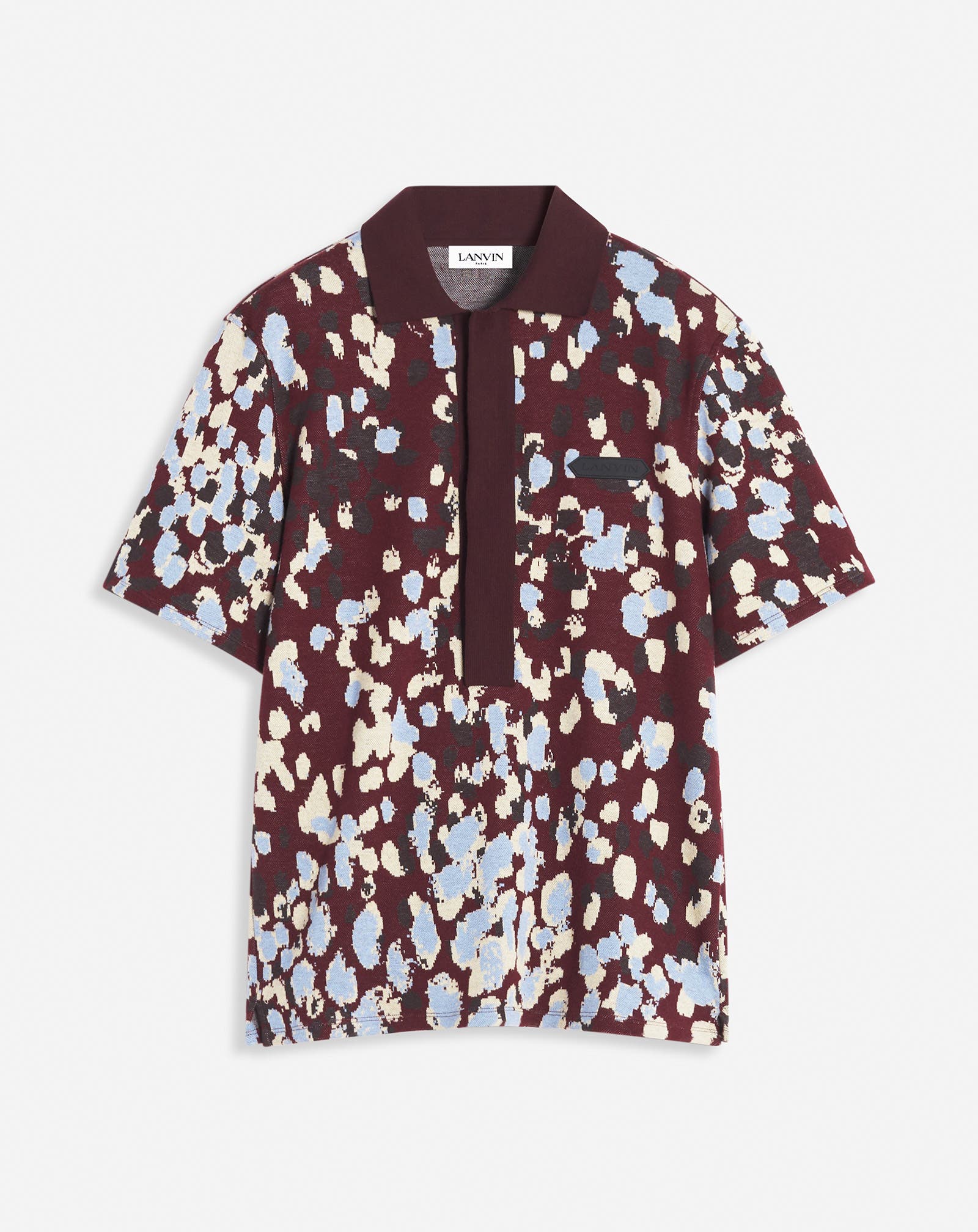 Lanvin T-shirt In Burgundy