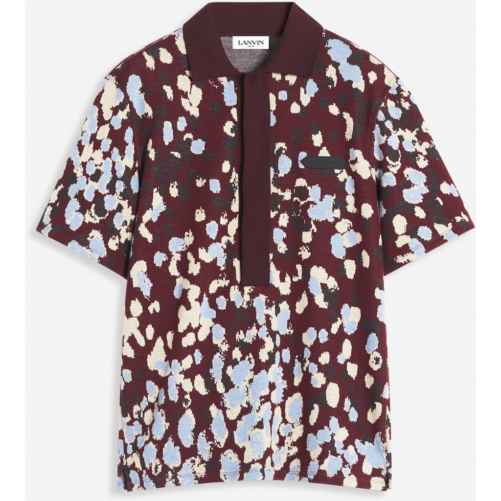 Lanvin T-shirt In Burgundy