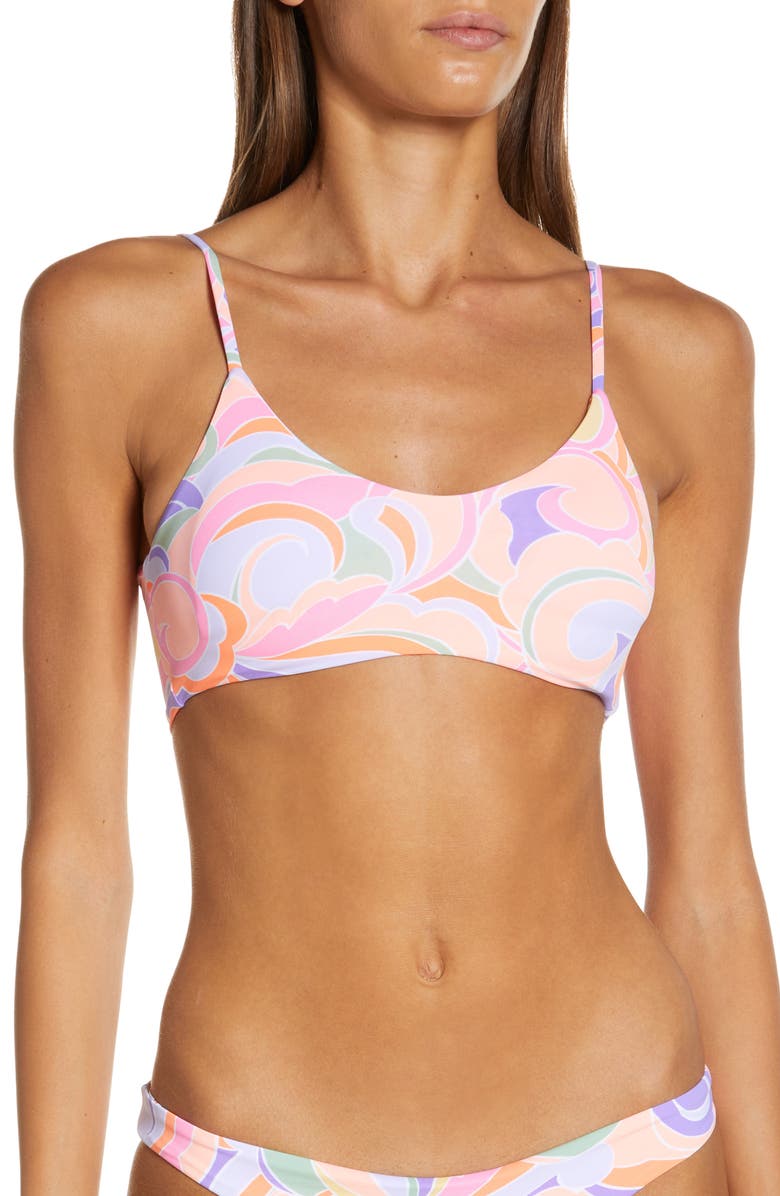 Maaji Pucchini Praia Reversible Bikini Top, Main, color, 