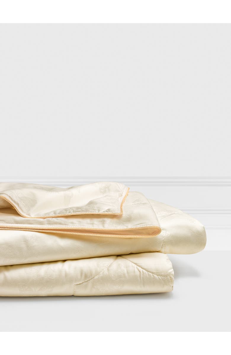 Togas Selena Tussah silk comforter, Alternate, color, White