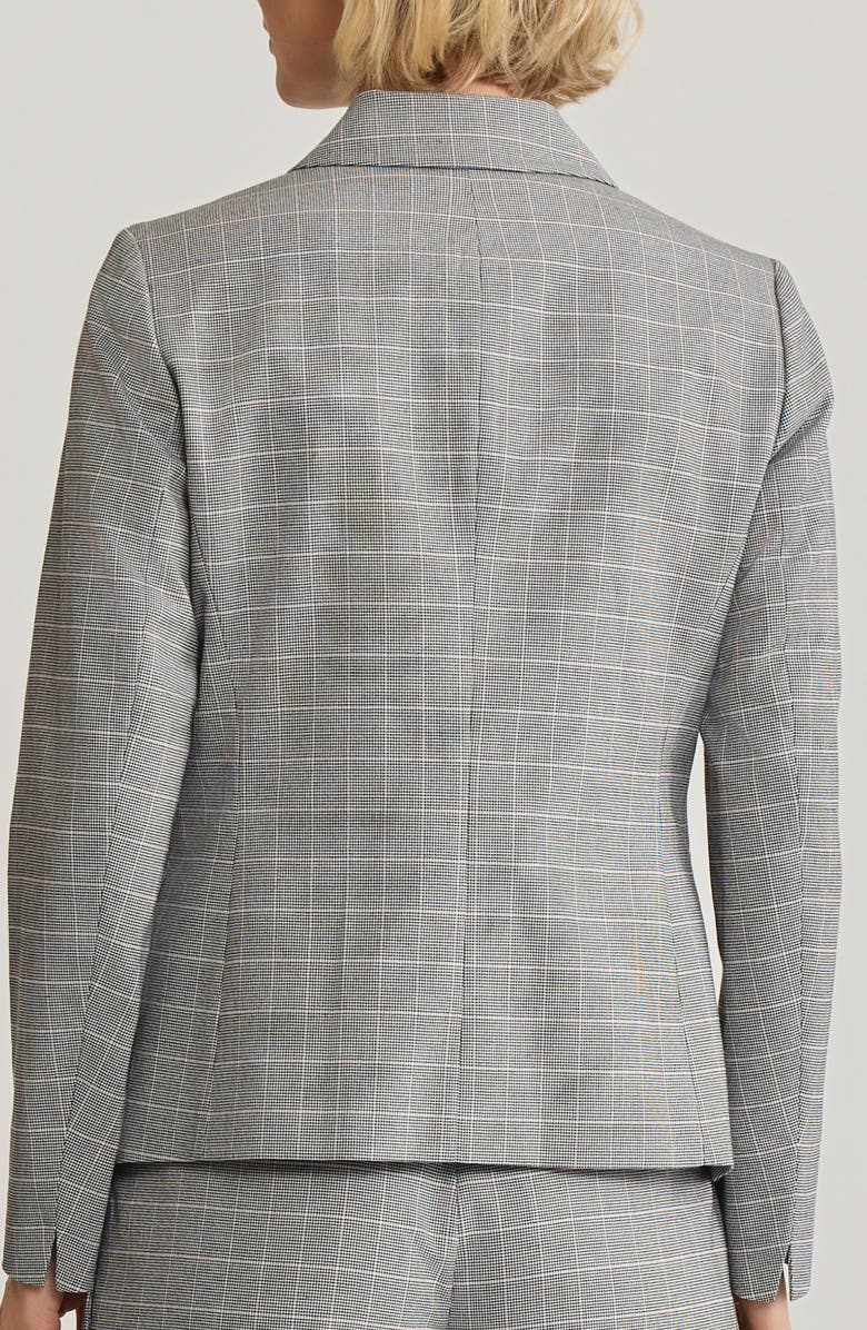 KASPER Windowpane Plaid Jacket, Alternate, color, 