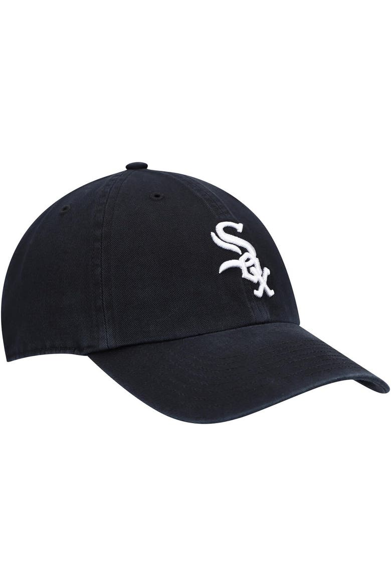 Men's '47 Black Chicago White Sox Clean Up Adjustable Hat, Alternate, color, Black