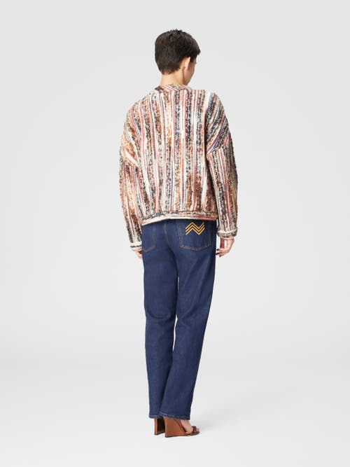 MISSONI MISSONI STRIPED WOOL, MOHAIR AND ALPACA BLEND JACKET