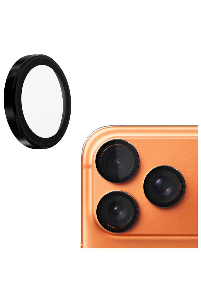 Plus $150 Guarantee Camera Glass Lens Protector for Apple iPhone 17 Pro / 17 Pro Max / 16 Pro / 16 Pro Max, Main, color, BLACK