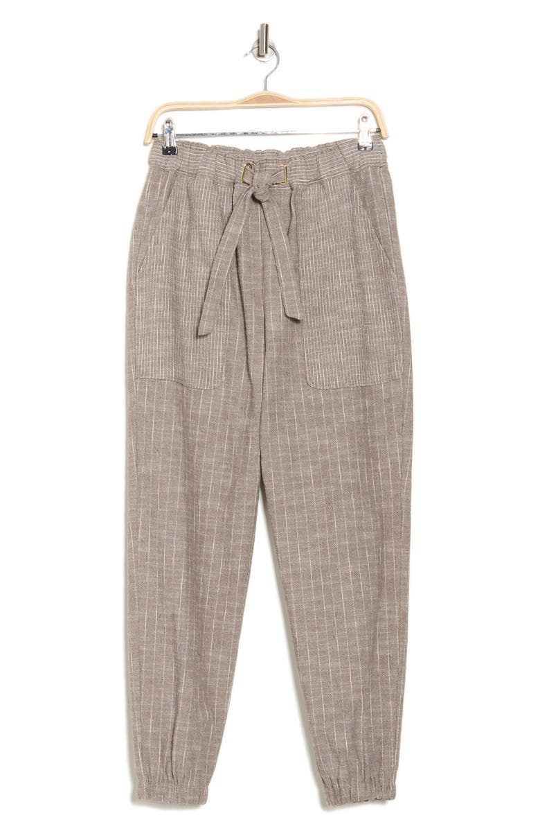 Ramy Brook Emerald Pinstripe Joggers, Alternate, color,