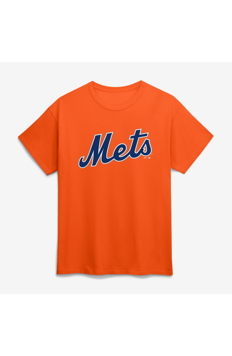 Logo Athletic Men's Logo Athletic Orange New York Mets Wordmark T-Shirt, Main, color, Orange
