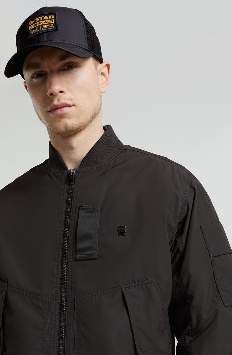 G-STAR Flight GA-1 Padded Bomber Jacket, Alternate, color, Neo-Black