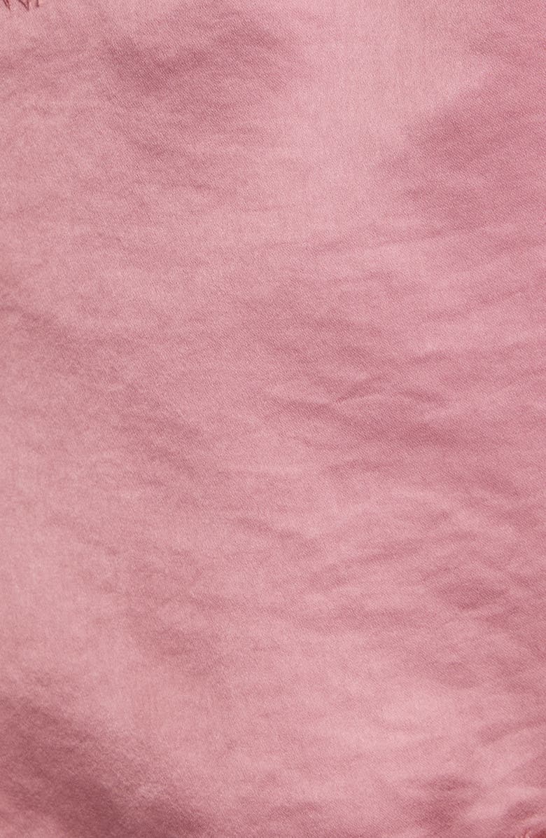 Open Edit Lace Trim Satin Tank, Alternate, color, Pink Deco