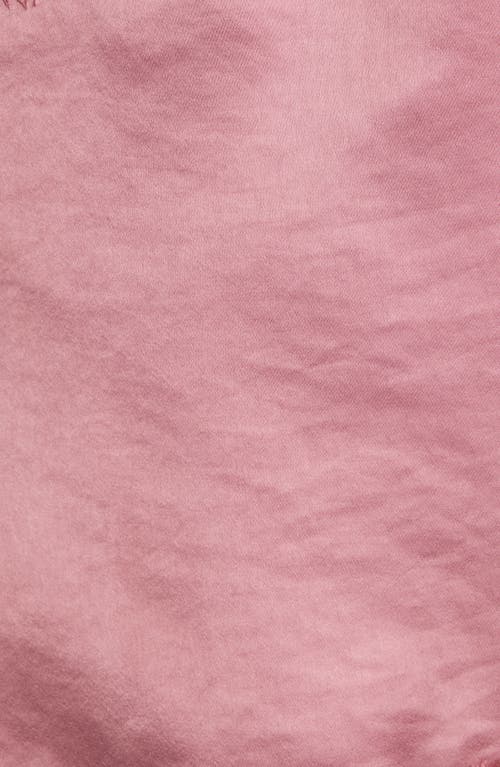 Open Edit Lace Trim Satin Tank In Pink