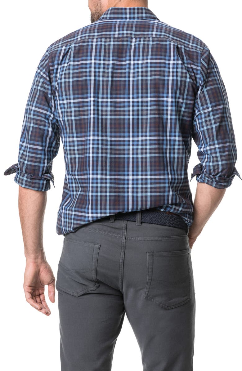 Rodd & Gunn Plaid Regular Fit Shirt, Alternate, color, 