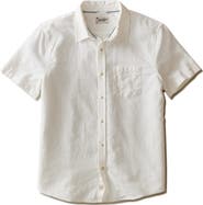 Marine Layer Better-than-Linen Hemp Blend Button-Down Shirt