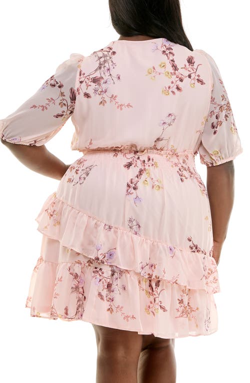 Taylor Dresses Floral Elbow-length Sleeve Dress